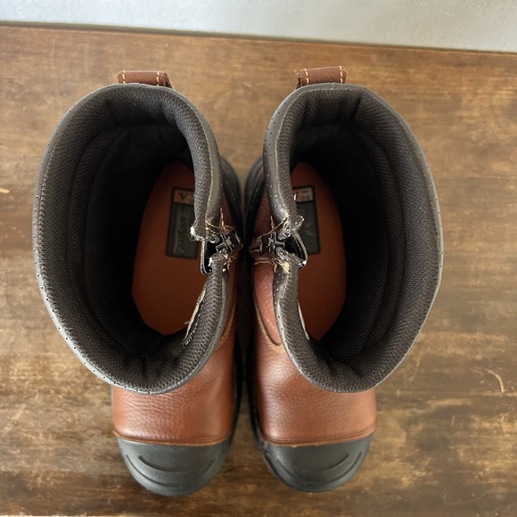 Men's Thorogood Gen-Flex 8"side zip-pull on WORK BOOT-leather & safety toe-sz 9M - Picture 5 of 8